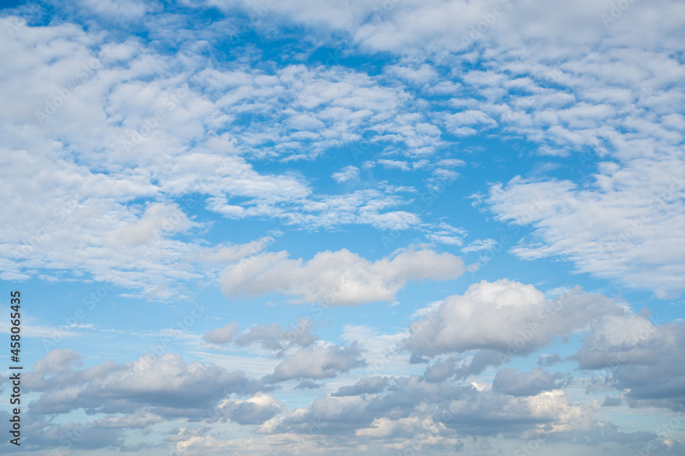 Cloudy sky on a summer day from a high view. Cloudy sky on a summer day from a high view.