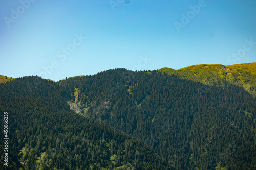 Mountain, alps, view, snow