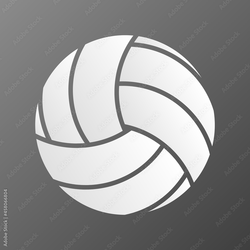 Volleyball icon symbol vector, Line drawing of a volleyball ball , Modern design, isolated on black background, illustration Vector EPS 10, can use for Volleyball Championship Logo Volleyball icon symbol vector, Line drawing of a volleyball ball , Modern design, isolated on black background, illustration Vector EPS 10, can use for Volleyball Championship Logo