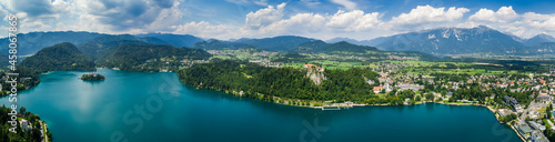 Slovenia Beautiful Nature - resort Lake Bled.