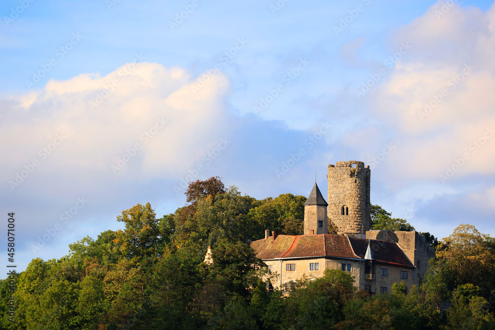 The medieval Castle Krautheim, Hohenlohe, Baden-Württemberg in Germany