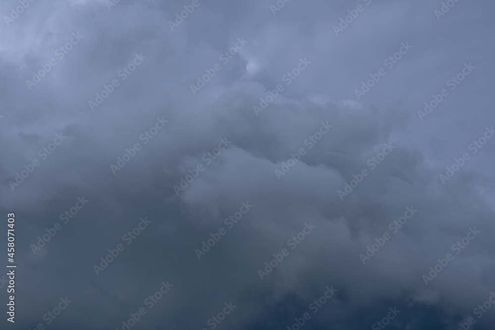 Dramatic sky with stormy clouds