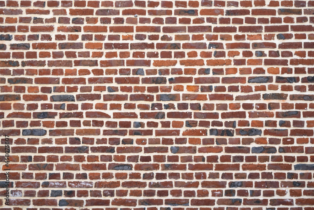 Detail of brick wall in high resolution / background / texture Detail of brick wall in high resolution / background / texture
