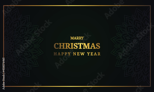 Christmas Mandala design Premium Vector