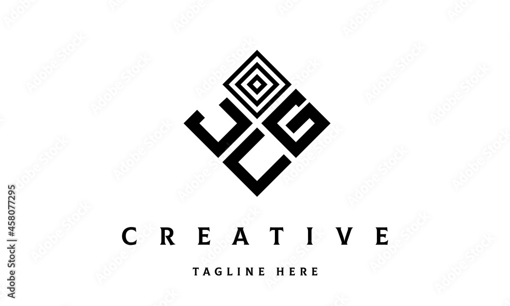 JGU square three latter logo vector JGU square three latter logo vector