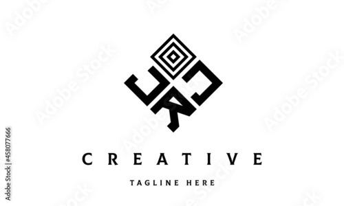 JJR square three latter logo vector