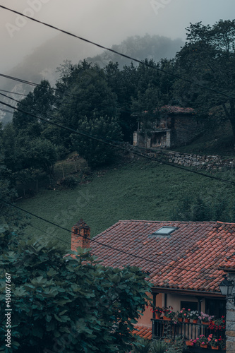 Las foces del río Casaño, La Molina, Asturias, Espana. photo