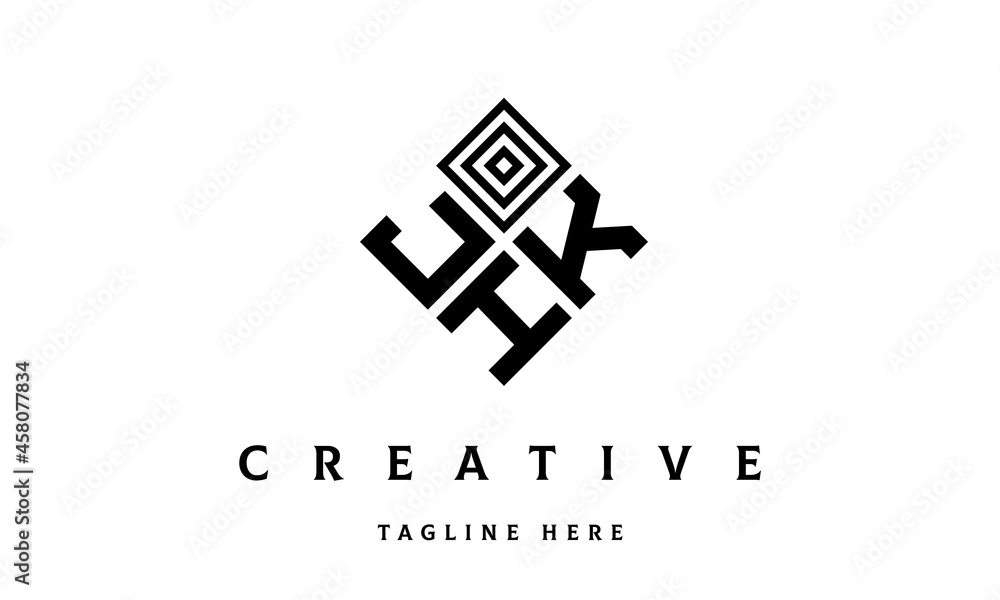 JKH square three latter logo vector JKH square three latter logo vector