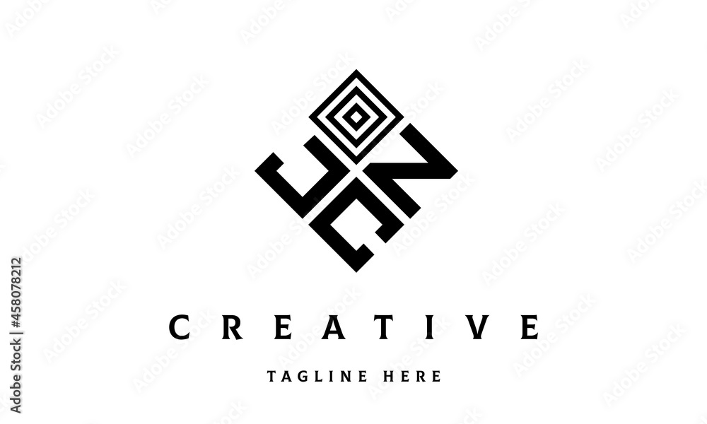 JNC square three latter logo vector JNC square three latter logo vector