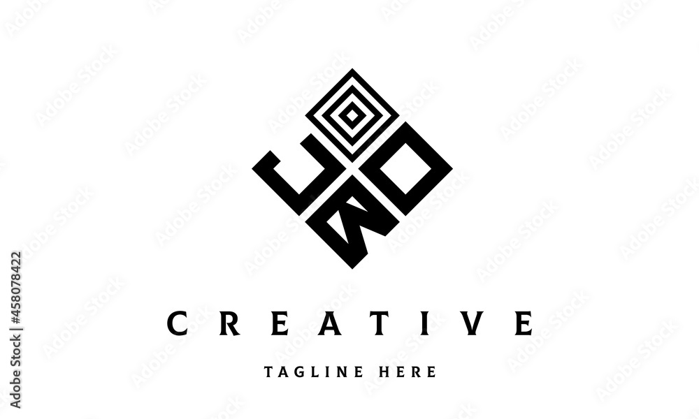 JOB square three latter logo vector JOB square three latter logo vector