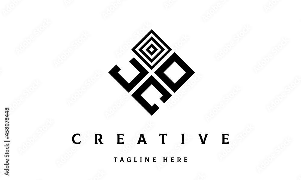JOC square three latter logo vector JOC square three latter logo vector