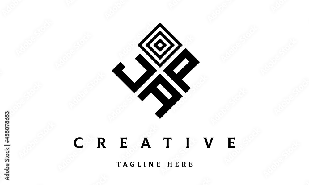 JPA square three latter logo vector JPA square three latter logo vector