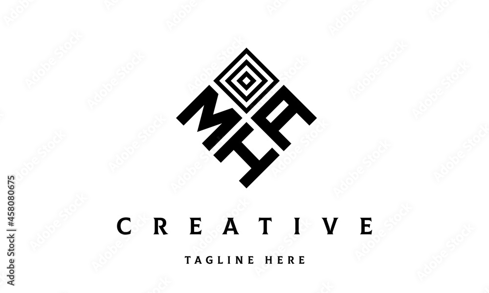MAH square three latter logo vector MAH square three latter logo vector