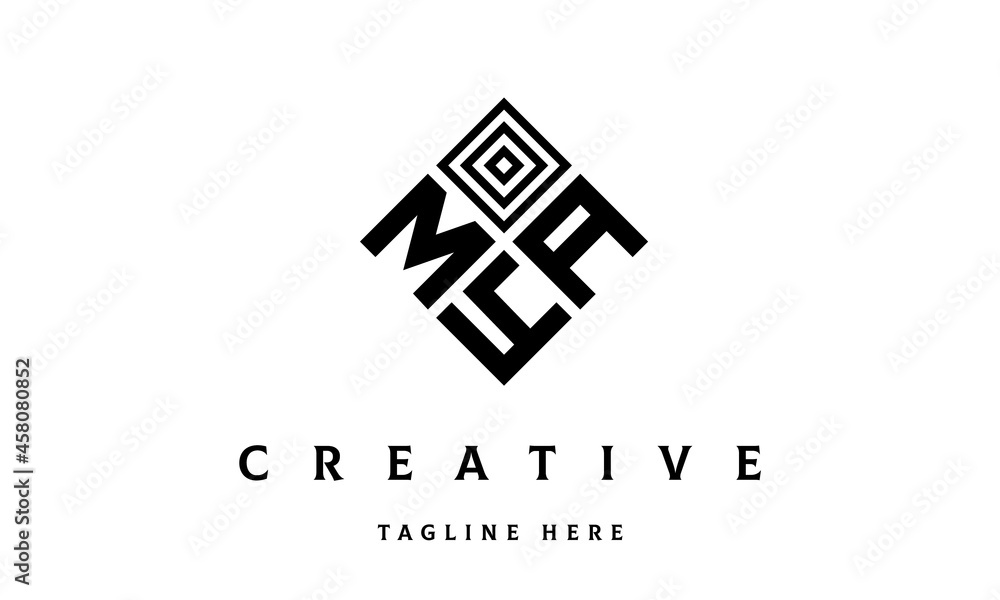 MAY square three latter logo vector MAY square three latter logo vector