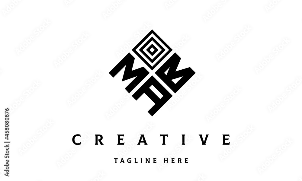 MBA square three latter logo vector MBA square three latter logo vector