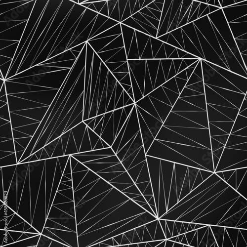 Spider web triangle seamless texture.