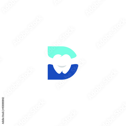 letter d dental logo company name