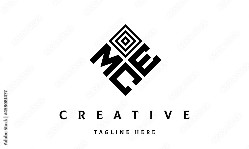 MEC square three latter logo vector MEC square three latter logo vector