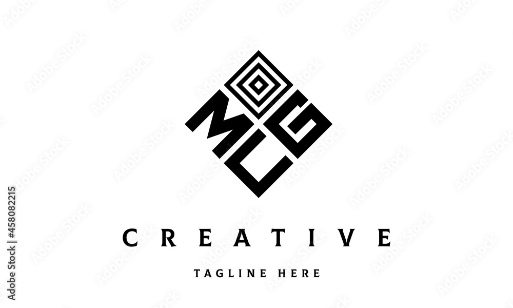 MGU square three latter logo vector MGU square three latter logo vector