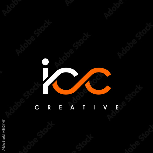 ICC Letter Initial Logo Design Template Vector Illustration photo