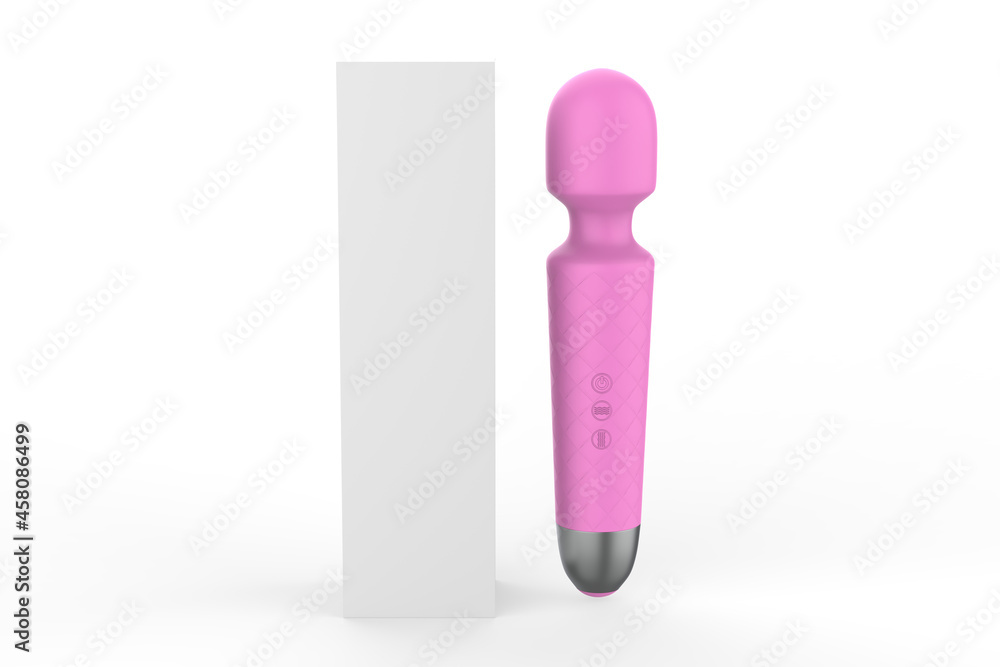 The Original Wireless 20x Multi-Speed Vibrations Compact Power Personal Handheld Wand Massager. 3d illustration The Original Wireless 20x Multi-Speed Vibrations Compact Power Personal Handheld Wand Massager. 3d illustration