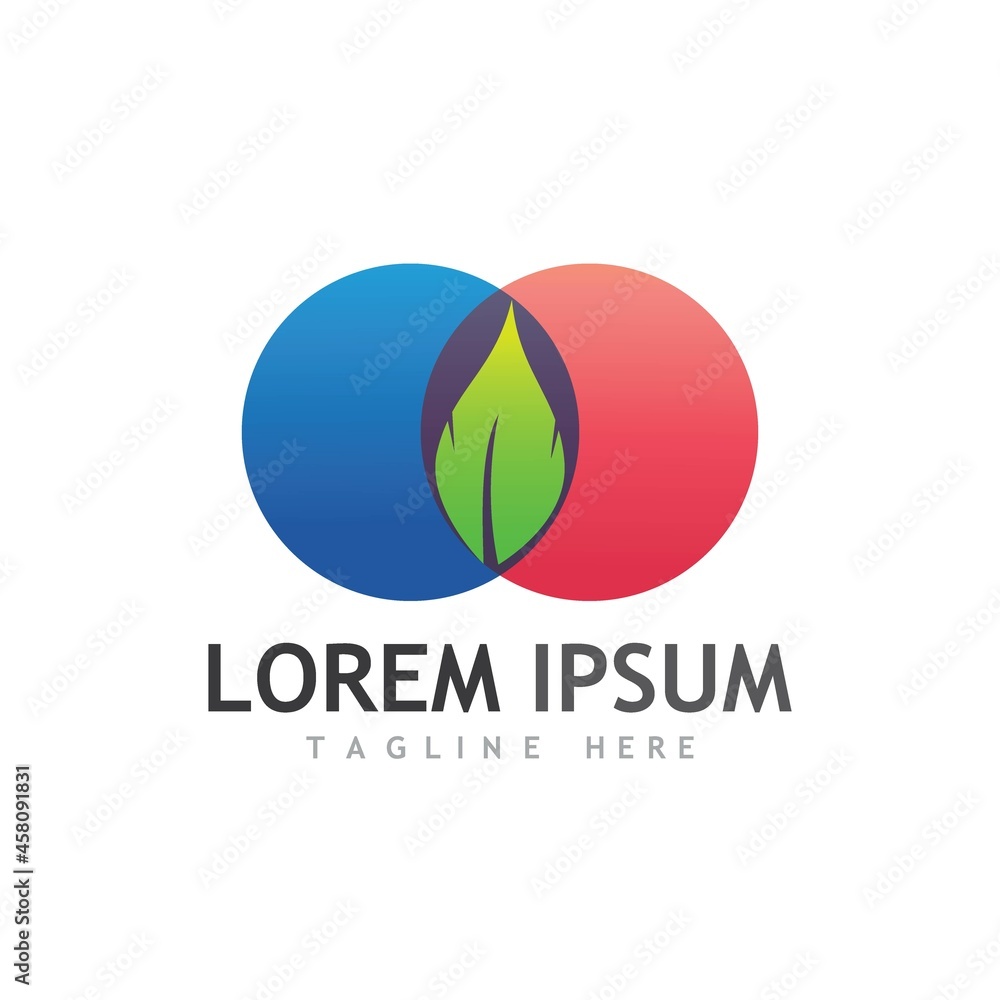 Logos of green Tree leaf ecology Logos of green Tree leaf ecology