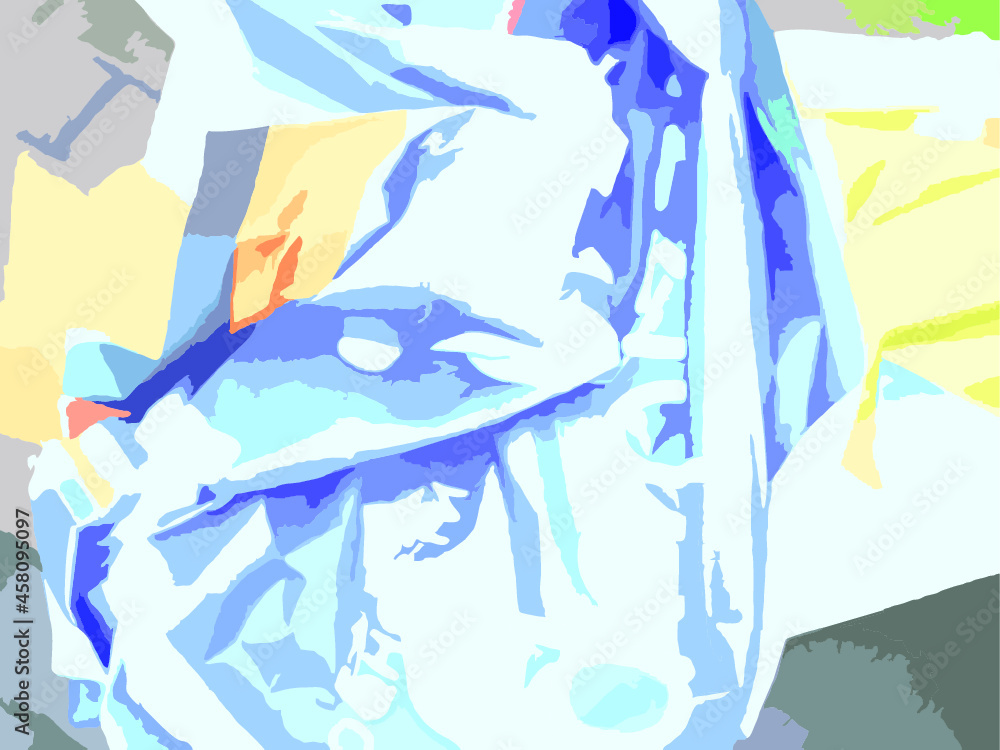 Dirty background in blue tones for your desings. Crumpled paper or