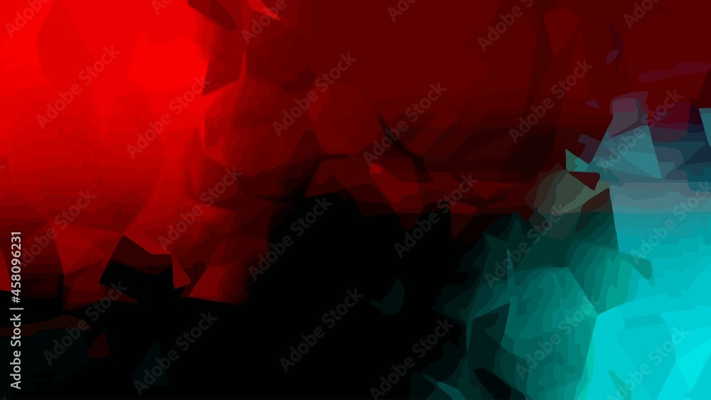 Bright background illustration in abstract free style with new meaning - obrazy, fototapety, plakaty 