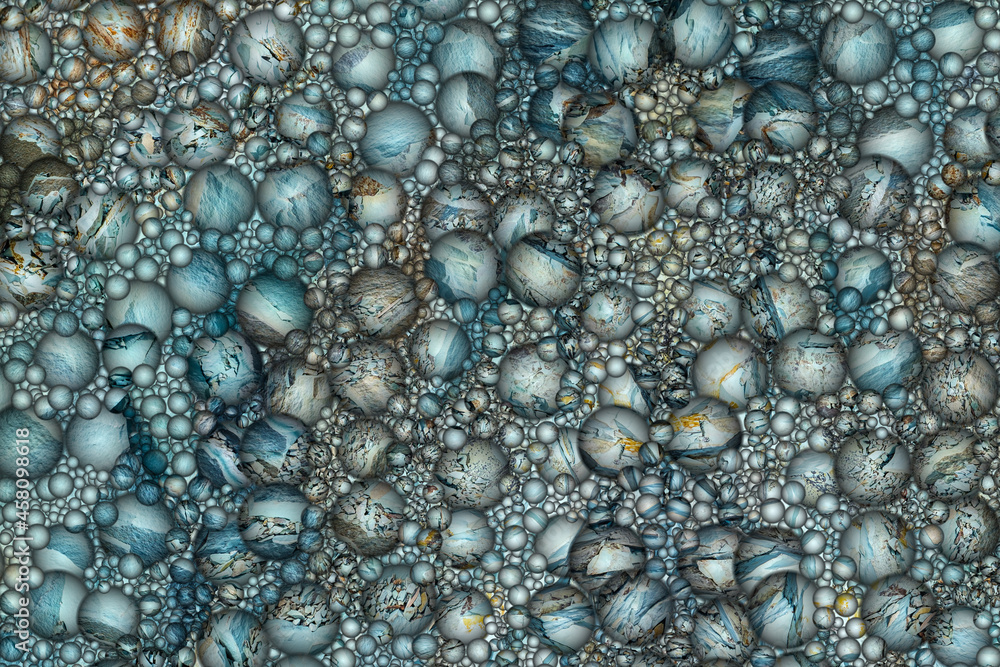 background image with 3d color spheres, illustration design background image with 3d color spheres, illustration design