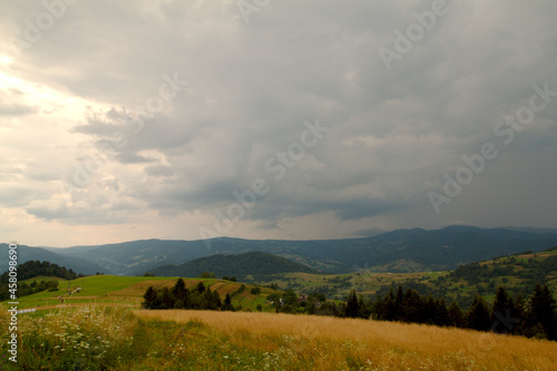 Quadro em tela krajobraz górski, widok na hale