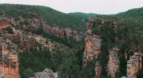 panorama of canyon