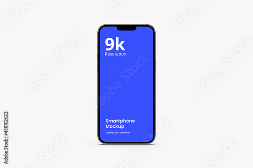 Smartphone Mockup | Fully Editable File, Replaceable Screen, Separated Shadow and Background	