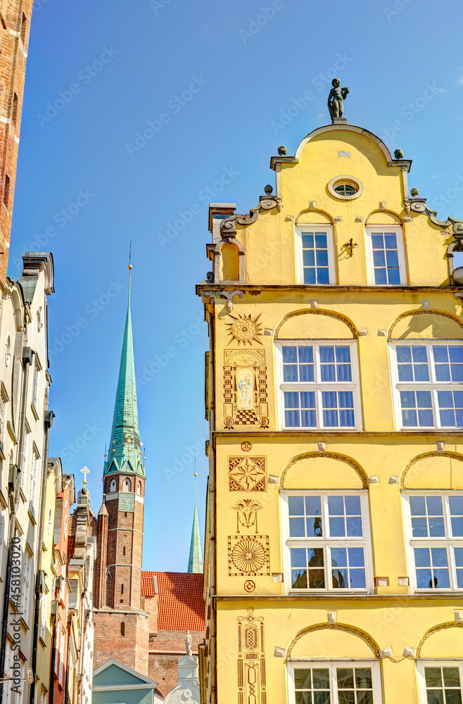 Gdanks Old Town, Poland, HDR Image