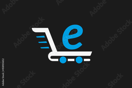 E-Commerce logo design cector