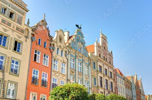 Gdansk Old Town, Poland, HDR Image