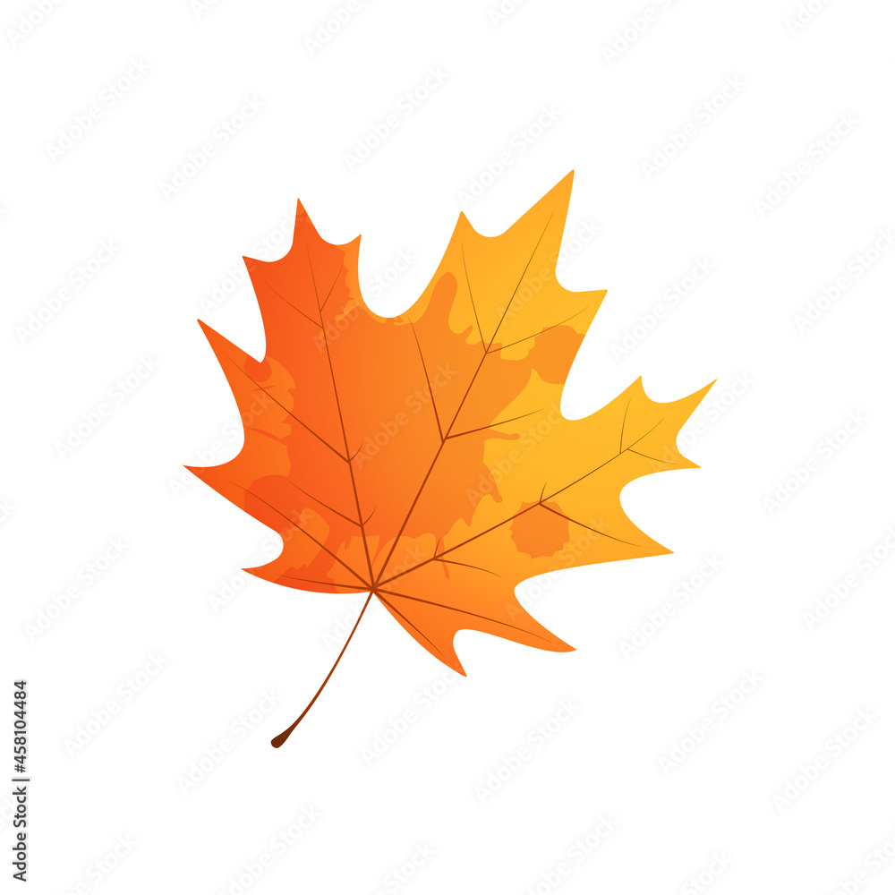 Withered maple leaf. Fallen autumn maple leaf icon Withered maple leaf. Fallen autumn maple leaf icon