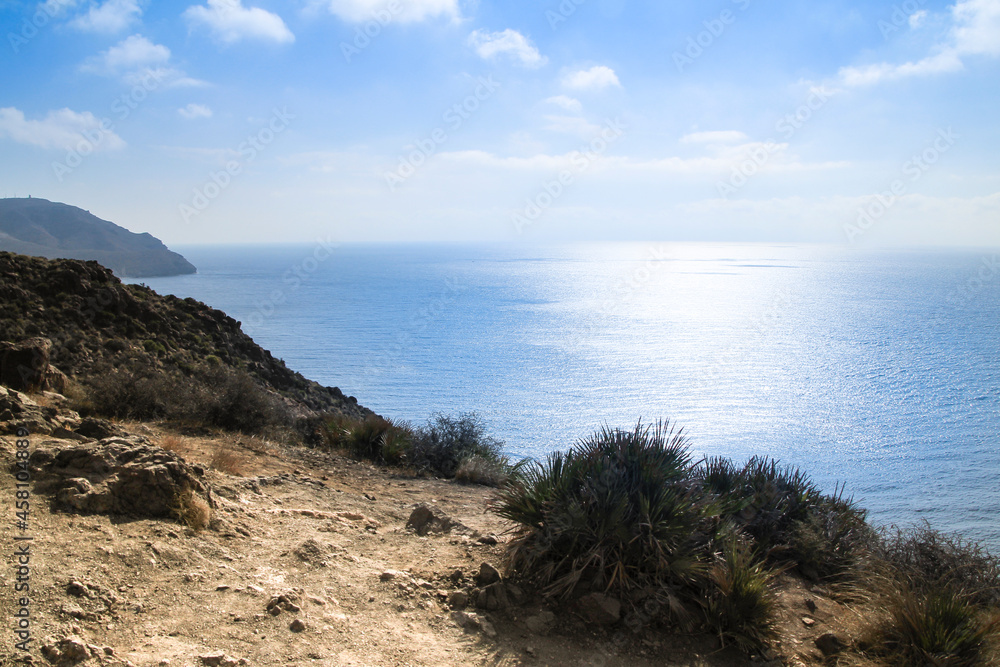 Beautiful view in Isleta del Moro, Cabo de Gata, Almeria