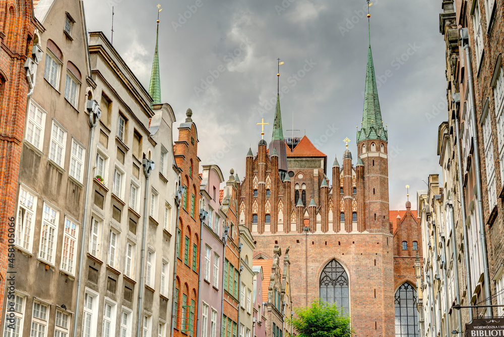 Gdansk Old Town, Poland, HDR Image