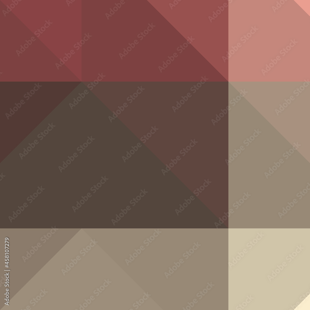 Fototapeta premium Abstract color Low-Polygones Generative Art background illustration