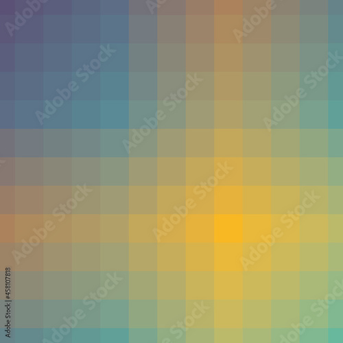 Abstract color Low-Polygones Generative Art background illustration