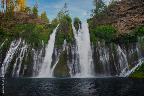 Burney Falls is a waterfall on Burney Creek, within McArthur-Burney Falls Memorial State Park, in Shasta County, California