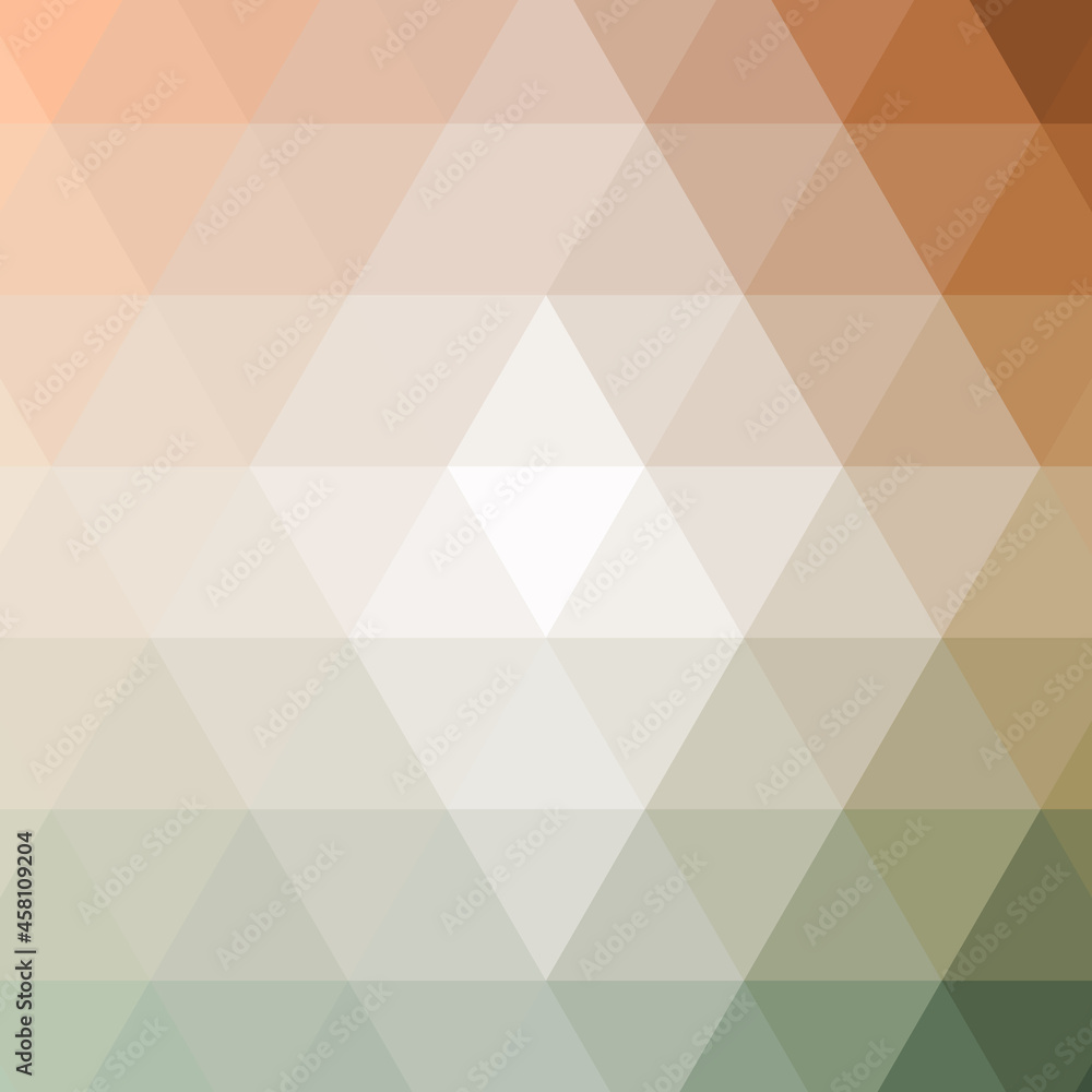 Fototapeta premium Abstract color Low-Polygones Generative Art background illustration
