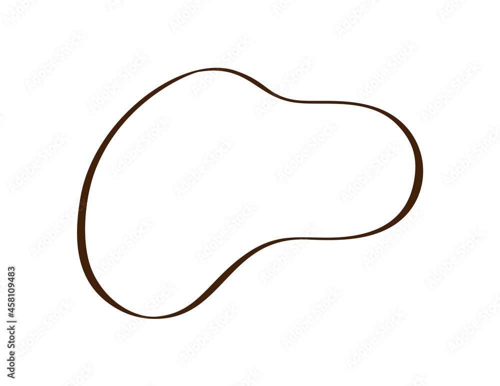 Wave Doodle Hand Drawn Scribble Circle art line frame. Vector scandinavian design element for your story text Wave Doodle Hand Drawn Scribble Circle art line frame. Vector scandinavian design element for your story text