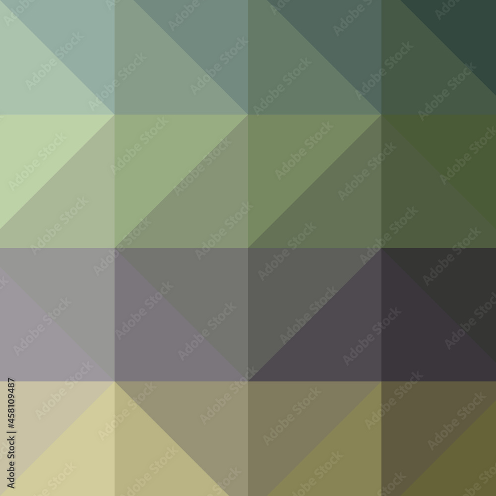 Fototapeta premium Abstract color Low-Polygones Generative Art background illustration