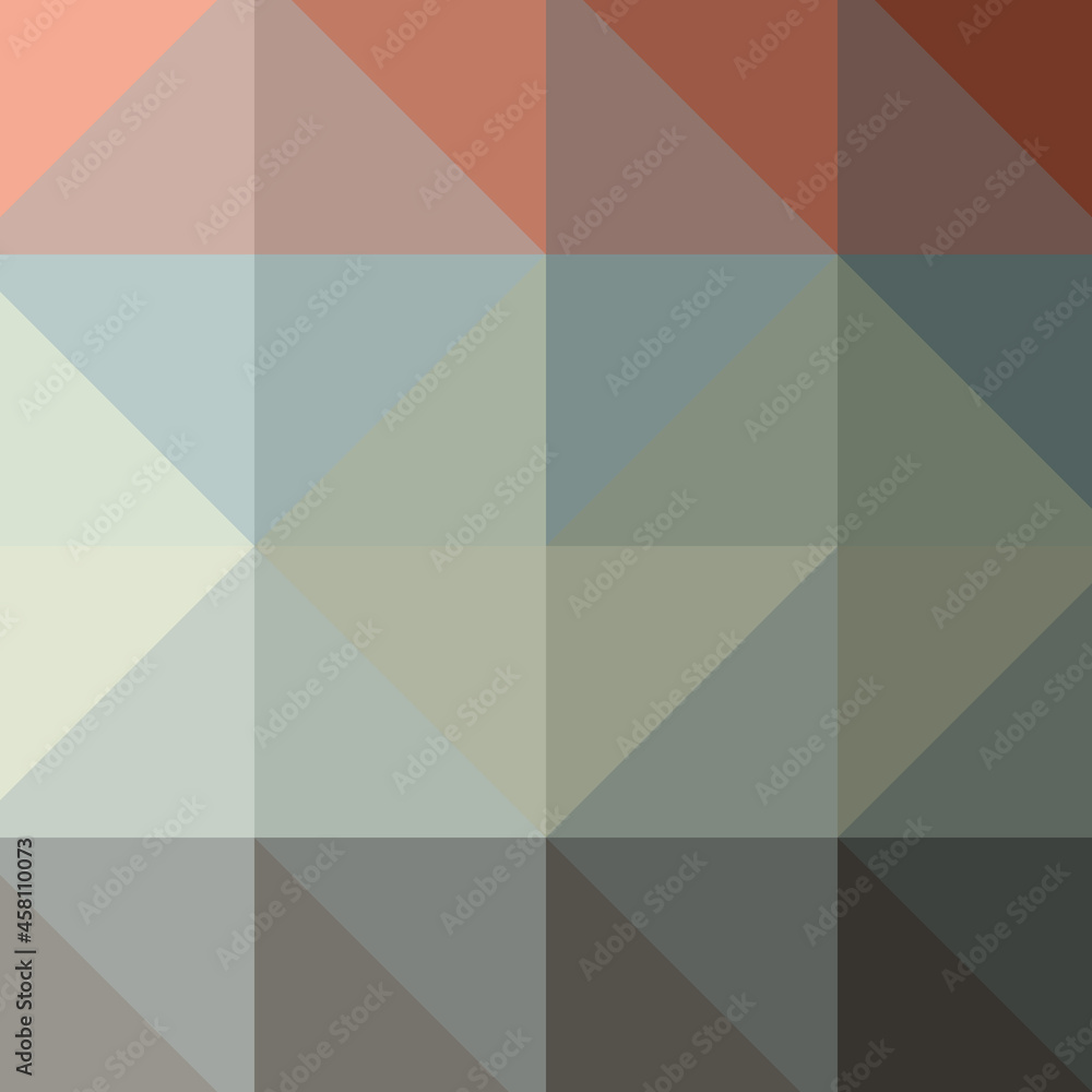 Obraz premium Abstract color Low-Polygones Generative Art background illustration
