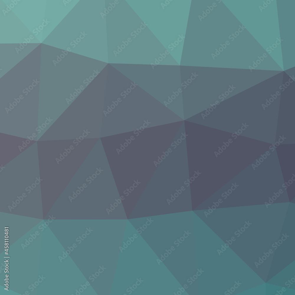Obraz premium Abstract color Low-Polygones Generative Art background illustration