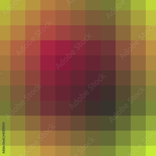 Abstract color Low-Polygones Generative Art background illustration