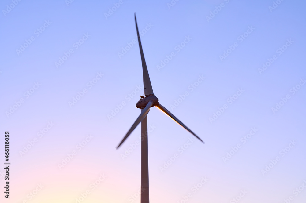 wind turbine on sky wind turbine on sky