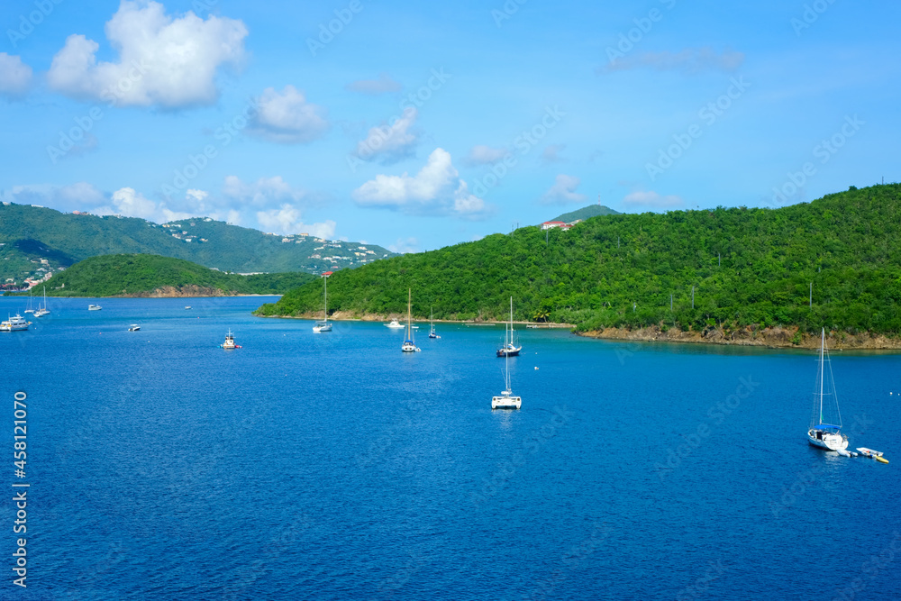                    View at St. Thomas, US Virgin Islands