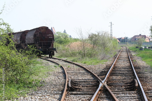 Train sur voie ferrée